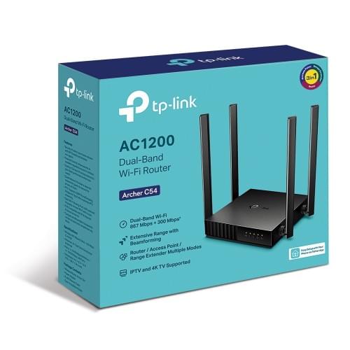 TP-Link Archer C54 AC1200 Dual Band 4 Antenna MU-MIMO Beamforming Wi-Fi Router - Image 4