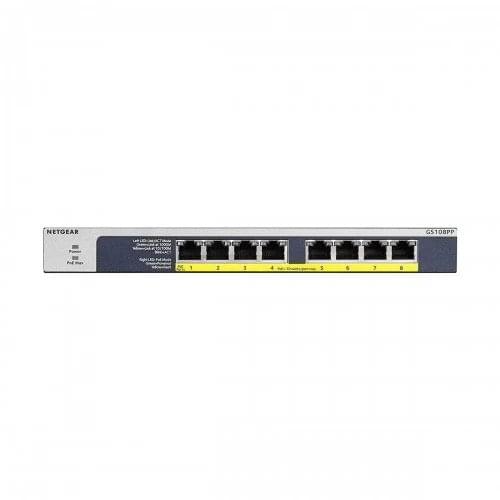 Netgear GS108PP 8 +4 PoE Port Pro Safe Gigabit PoE Unmanaged Desktop Switch - Image 3